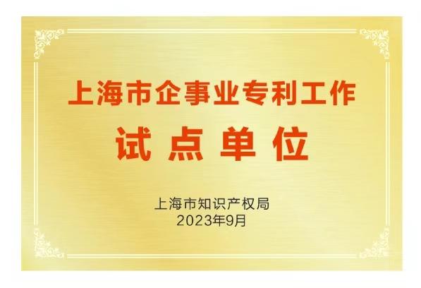 
上海市專利試點(diǎn)單位